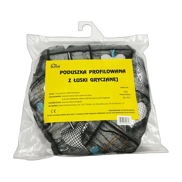 Poduszka profilowana z łuski gryczanej 1 szt. [Flos] - Flos