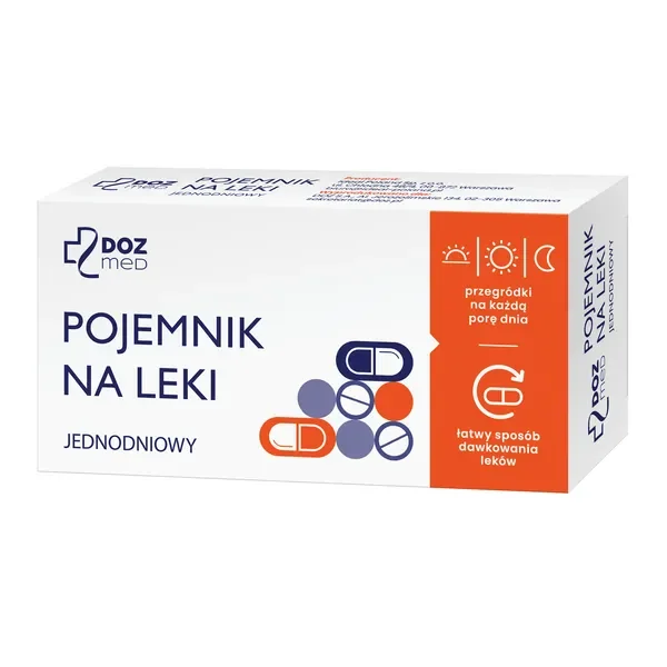 Pojemnik na leki jednodniowy 1 szt. [DOZ Med] - DOZ Med