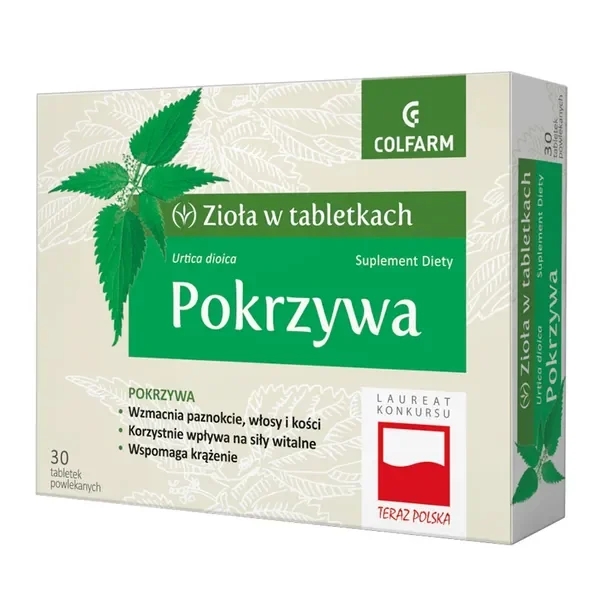 Pokrzywa 150mg 30 tabletek [Zioła w tabletkach] - Zioła w tabletkach