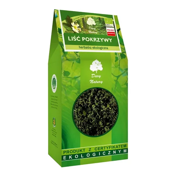 Pokrzywa liść herbatka ekologiczna 80g [Dary Natury] - Dary Natury