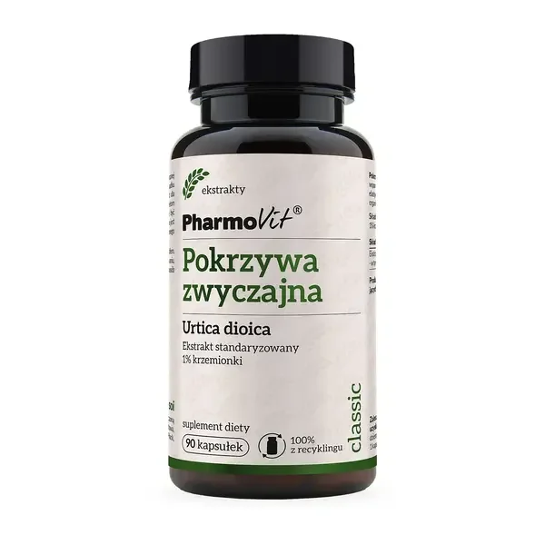 Pokrzywa zwyczajna 350 mg 90 kapsułek [Pharmovit] - Pharmovit