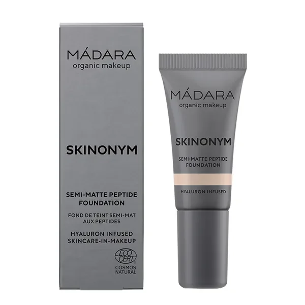 Półmatowy podkład peptydowy #20 Ivory 5ml [Skinonym] - Skinonym