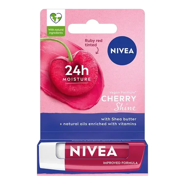 Pomadka do ust Cherry Shine 4,8g [Nivea] - Nivea