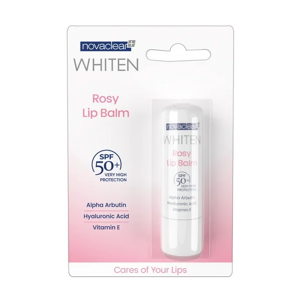 Pomadka ochronna SPF 50+ Rosy Lip Balm 4,9g [Novaclear] - Novaclear