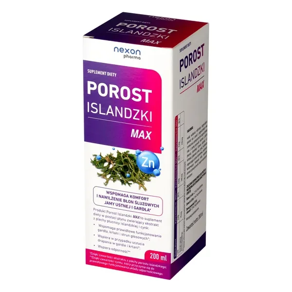 Porost Islandzki Max 200ml [Nexon Pharma] - Nexon Pharma