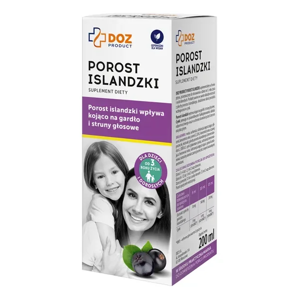 Porost islandzki płyn 200 ml [DOZ PRODUCT] - DOZ PRODUCT