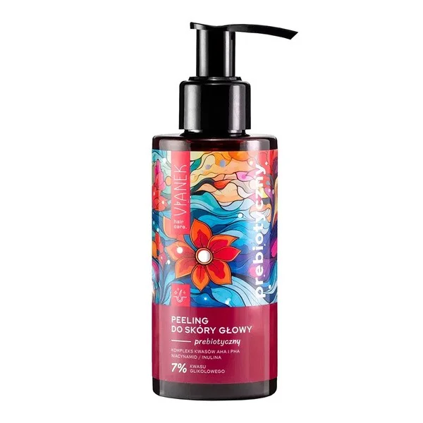 Prebiotyczny peeling kwasowy do skóry głowy 150g [Vianek] - Vianek