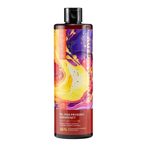 Prebiotyczny żel pod prysznic łagodzący 400ml [Vianek] - Vianek