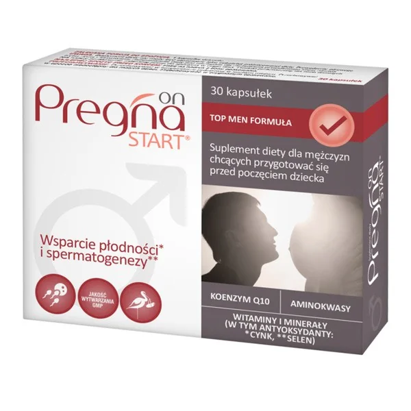 Pregna Start On Kompleks dla mężczyzn planujących dziecko 30 kapsułek [Pregna] - Pregna