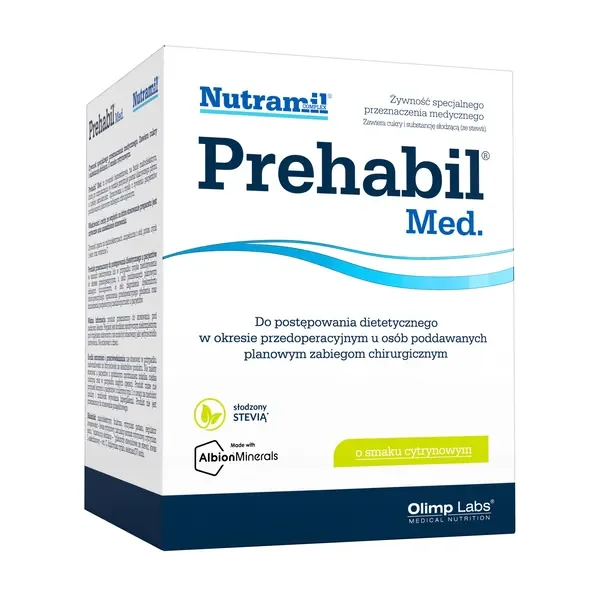 Prehabil Med żywność medyczna przedoperacyjna smak cytrynowy 6x28g [Olimp Nutramil] - Olimp Nutramil