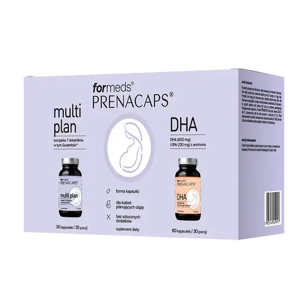 Prenacaps MultiPlan + DHA kapsułki 30+60 szt. [Formeds] - Formeds Prenacaps