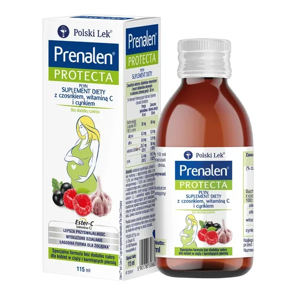 Prenalen Protecta z witaminą C i cynkiem płyn 115 ml [Prenalen] - Prenalen