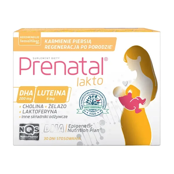 Prenatal Lakto kapsułki miękkie + twarde 30+30 szt. [Prenatal] - Prenatal