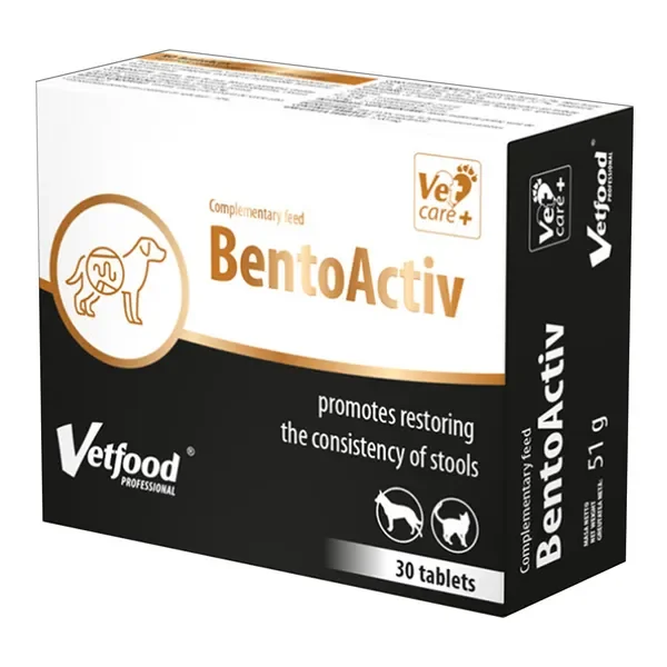 Preparat wspierający układ pokarmowy dla psów i kotów 30 tabletek [Vetfood] - Vetfood