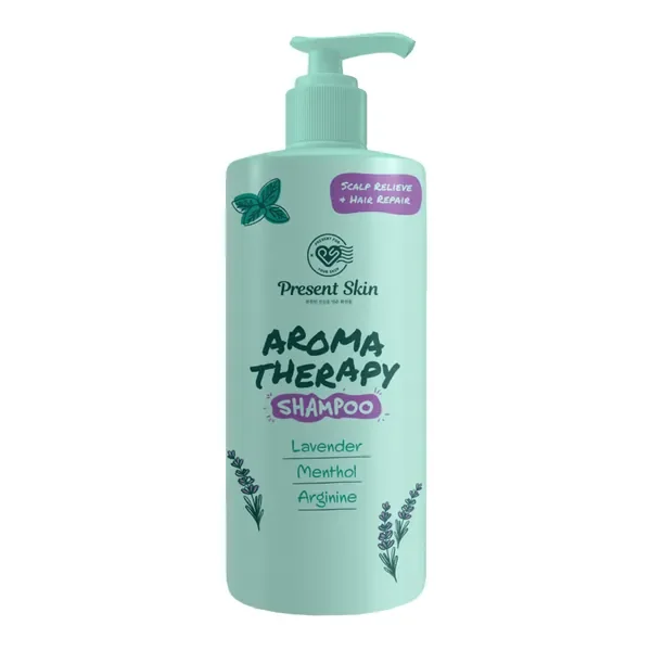 Present Skin Aroma Therapy Shampoo z lawendą i mentolem 500ml - Present Skin