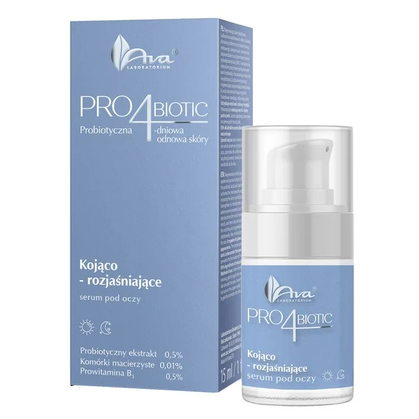 Pro4Biotic kojąco-rozjaśniające serum pod oczy 15ml [Ava] - Ava