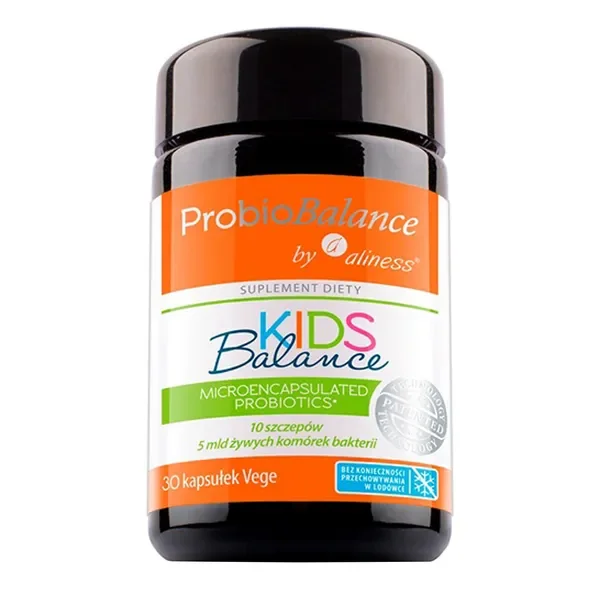 ProbioBalance Kids Balance 5 miliardów CFU 30 kapsułek [Aliness] - Aliness Health'N'Beauty