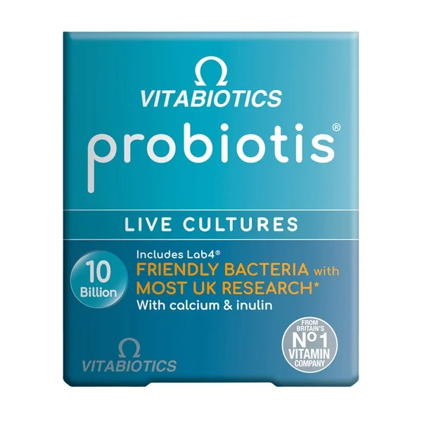 Probiotics Live Cultures 10 mld jtk 30 kapsułek [Vitabiotics] - Vitabiotics