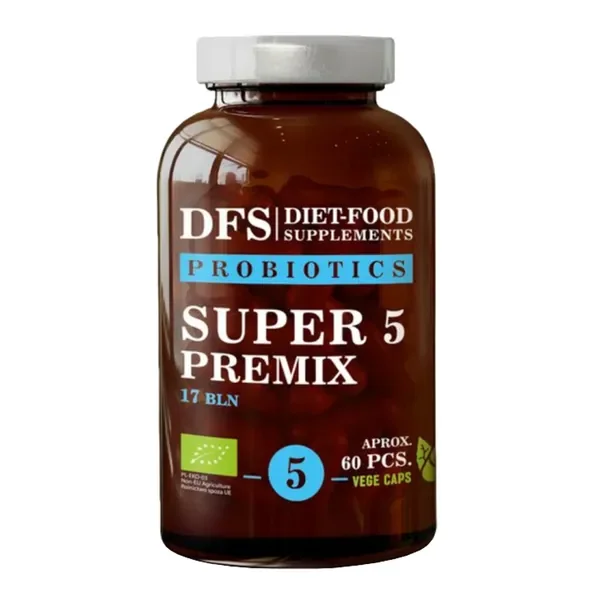 Probiotyk Nr 5 Bio Super 5 Premix 60 kapsułek [Diet-Food Supplements] - Diet-Food Supplements