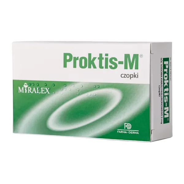 Proktis-M czopki doodbytnicze z kwasem hialuronowym 10 szt. - Proktis-M