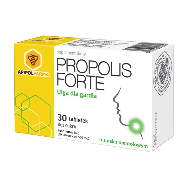 Propolis Forte tabletki do ssania mentolowe bez cukru 30 szt. [Propolis] - Propolis