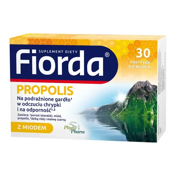 Propolis pastylki do ssania 30 szt. [Fiorda] - Fiorda