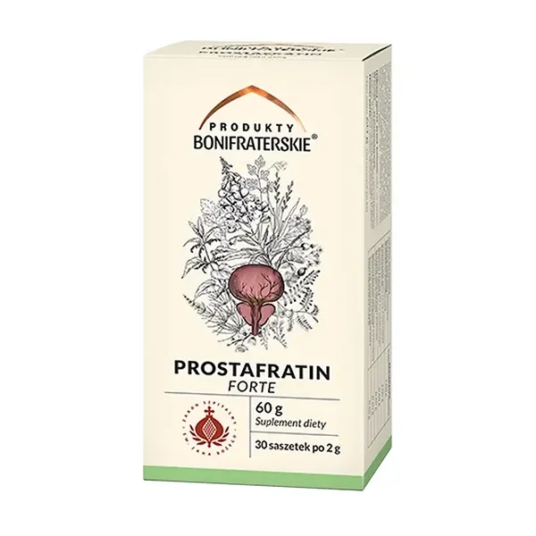 Prostafratin Forte mieszanka ziołowa 30 saszetek [Produkty Bonifraterskie] - Produkty Bonifraterskie