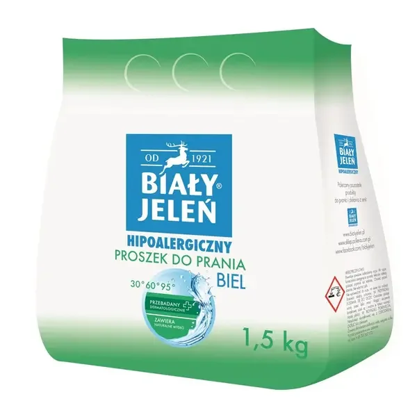 Proszek do prania BIEL 1 kg [Biały Jeleń] - Biały Jeleń