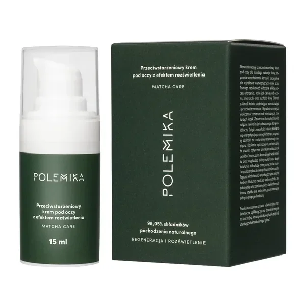 Przeciwstarzeniowy krem pod oczy z efektem rozświetlenia 15ml [Polemika] - Polemika