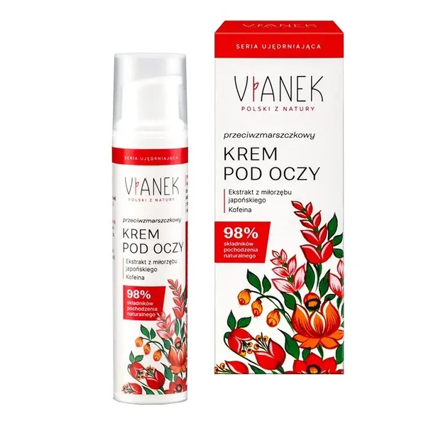 Przeciwzmarszczkowy krem pod oczy 15 ml [Vianek] - Vianek