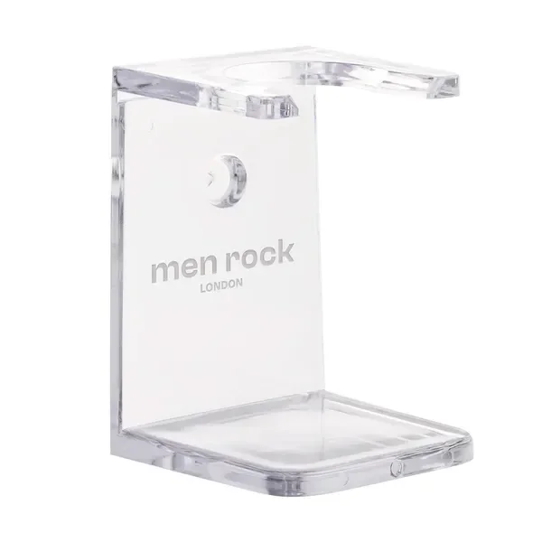 Przezroczysty stojak na pędzel do golenia 1 szt. [Men Rock] - Men Rock
