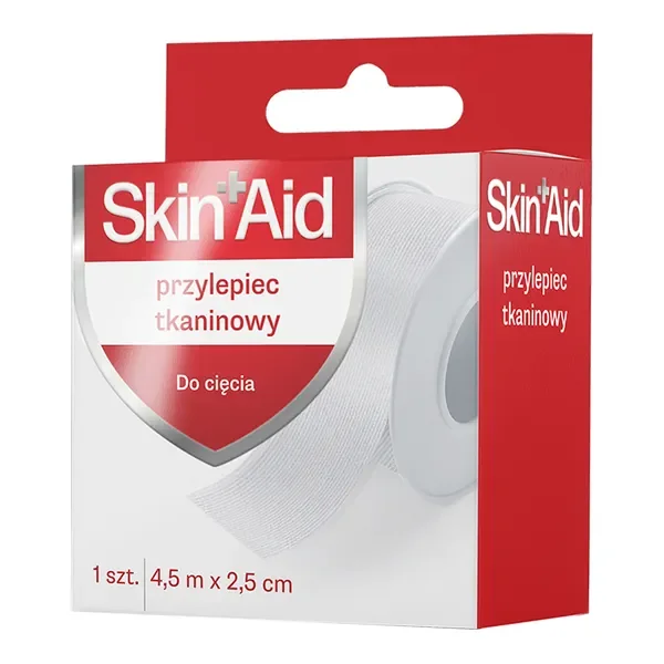 Przylepiec tkaninowy do cięcia 2,5 cm x 4,5 m [Skin Aid] - Skin Aid