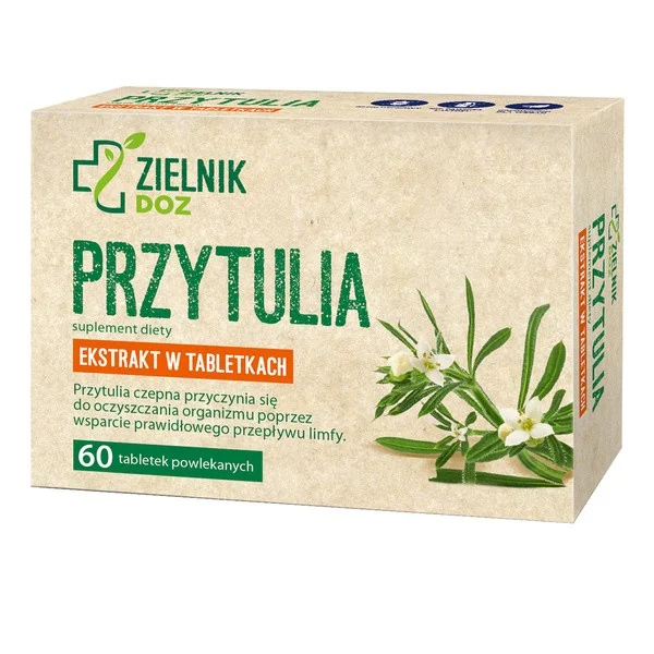 Przytulia czepna 500 mg 60 tabletek [ZIELNIK DOZ] - ZIELNIK DOZ