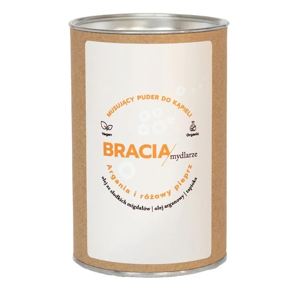 Puder do kąpieli Argania i różowy pieprz 300g [Bracia Mydlarze] - Bracia Mydlarze