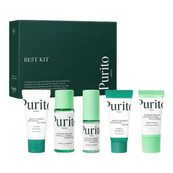 Purito Seoul Best Kit podróżny zestaw kosmetyków do pielęgnacji twarzy 1 szt. - Purito