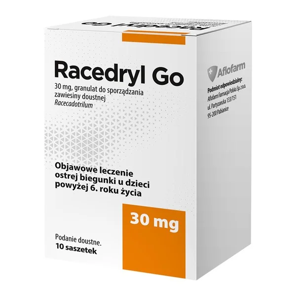 Racekadotryl 30 mg 10 saszetek [Racedryl Go] - Racedryl Go