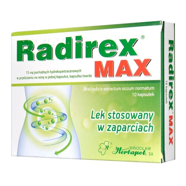 Radirex MAX 15 mg 10 kapsułek [Radirex] - Radirex