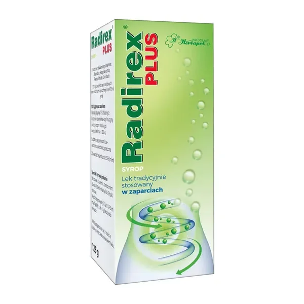 Radirex Plus syrop przeczyszczający 125g [Radirex] - Radirex