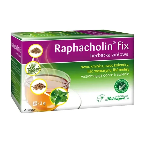 Raphacholin fix herbatka ziołowa 20 saszetek [Raphacholin] - Raphacholin