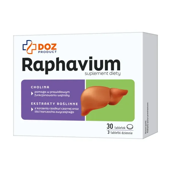 Raphavium ekstrakt z rzodkwi czarnej 300mg 30 tabletek [DOZ PRODUCT] - DOZ PRODUCT
