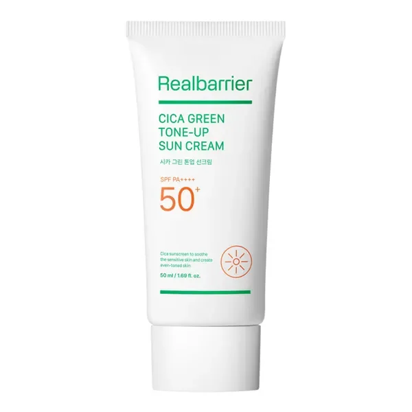 Real Barrier Cica Green Tone-Up Sun Cream SPF 50+ PA++++ 50ml - Real Barrier