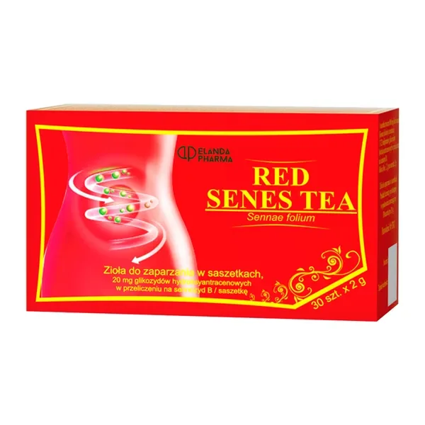 Red Senes Tea (Red-Slim Tea) zioła do zaparzania 2g 30 szt. [Elanda Pharma] - Elanda Pharma Sp.z o.o.