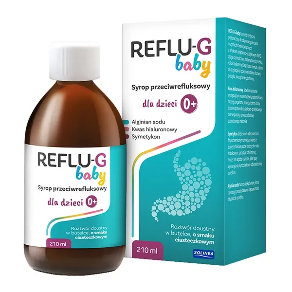 Reflu-G baby syrop przeciwrefluksowy 210 ml [Reflu-G] - Reflu-G