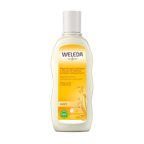 Regenerujący szampon z owsem do włosów suchych i zniszczonych 190ml [Weleda] - Weleda