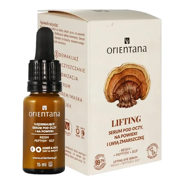 Reishi serum ujędrniające pod oczy i na powieki 15ml [Orientana] - Orientana