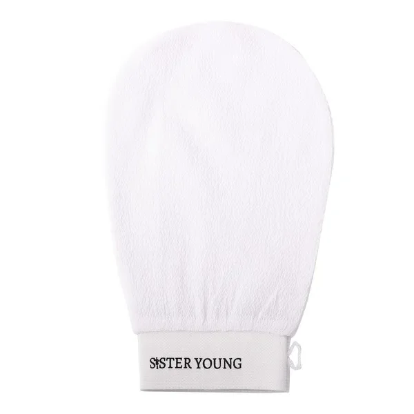 Rękawica do peelingu ciała Nova White [Sister Young] - Sister Young