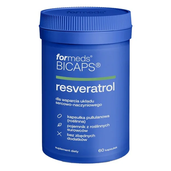 Resweratrol 100 mg 60 kapsułek [Formeds Bicaps] - Formeds Bicaps