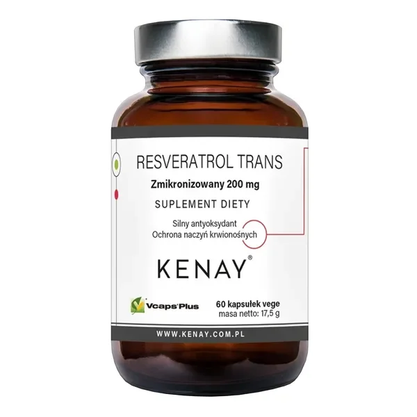 Resweratrol 200 mg 60 kapsułek [Kenay] - Kenay
