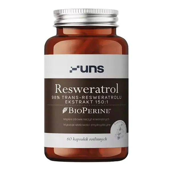 Resweratrol 245 mg 60 kapsułek [Uns] - Uns