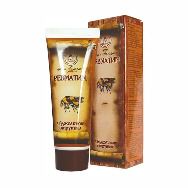 Rheumatim przeciwbólowy krem-balsam z jadem pszczelim i sabelnikiem 75ml [Elixir] - Elixir